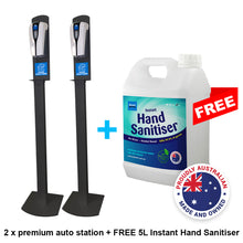 Load image into Gallery viewer, 2 x Premium Auto Station + FREE 5L Instant Hand Sanitiser