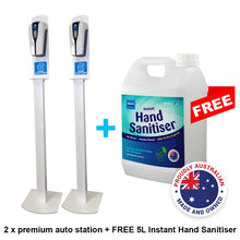 Load image into Gallery viewer, 2 x Premium Auto Station + FREE 5L Instant Hand Sanitiser